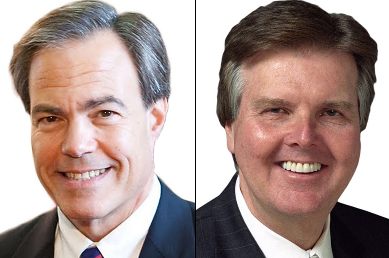 House Speaker Joe Straus and Lt. Gov. Dan Patrick