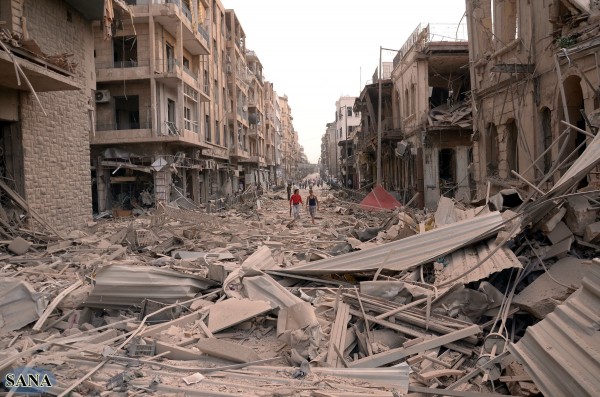 Entire cities have been destroyed by five years of intense warfare in Syria