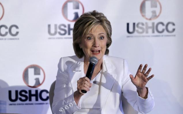 Hillary Clinton speaks Thursday in San Antonio