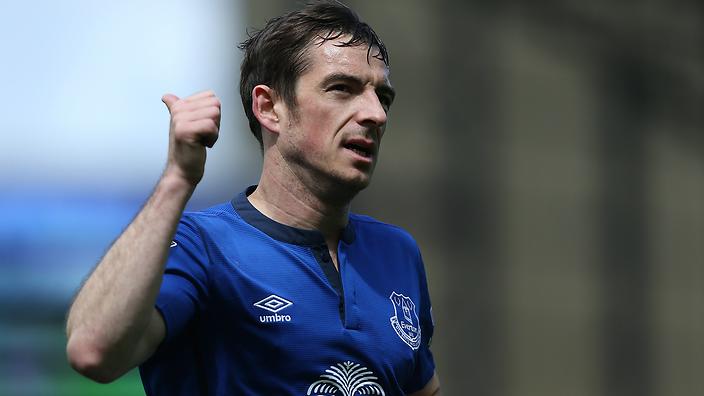 Everton left-back Leighton Baines      
        
            
    
               Show Grid