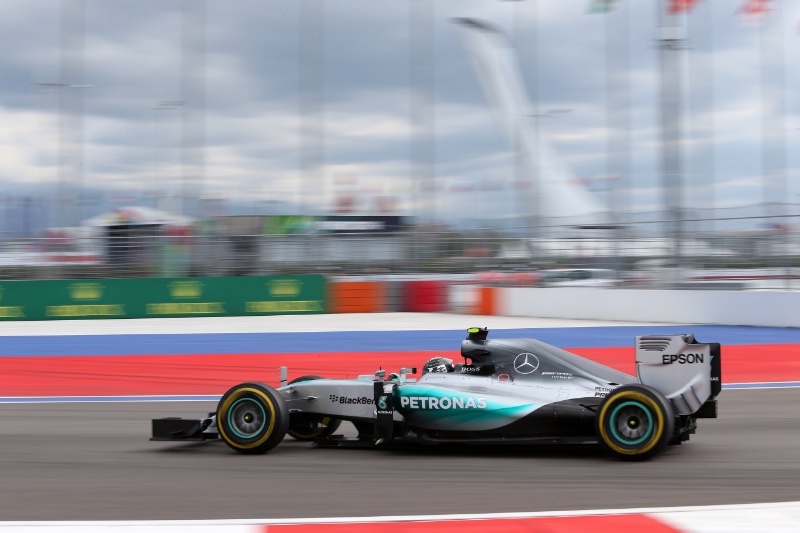 Rosberg reacts with Russian GP pole