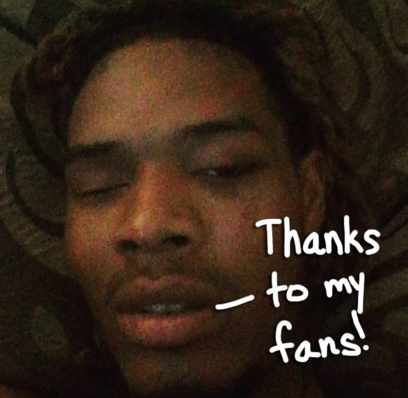 Fetty Wap Returns Home After Breaking His Leg In Motorcycle Accident