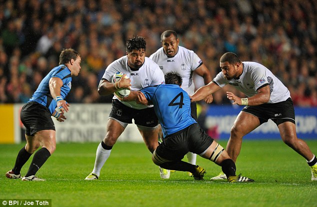 Fiji loosehead prop Campese Ma'afu was sin-binned twice during this year's Rugby World Cup