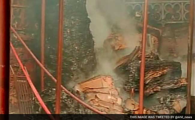 Fire at Crawford Market in Mumbai