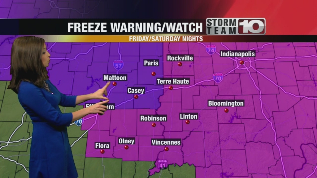 First Frost & Freeze of the Season Expected