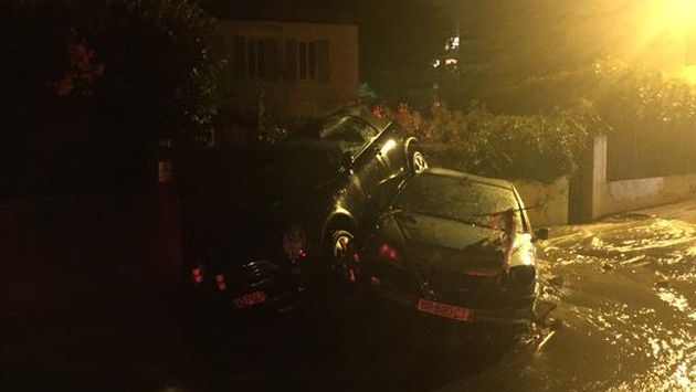 Fierce Torrential Rains in French Riviera Cause Deadly Flash Flooding