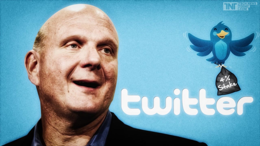 Former Microsoft Corporation CEO Now Owns 4% Of Twitter Inc