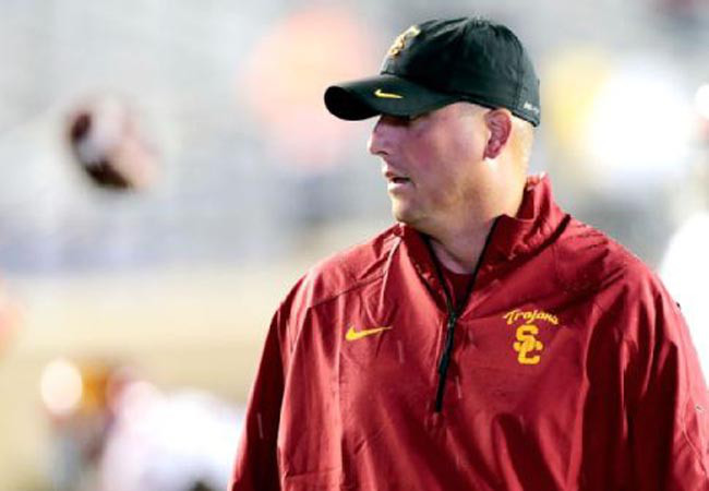 USC Trojans Football Coach Steve Sarkisian Takes Leave Of Absence