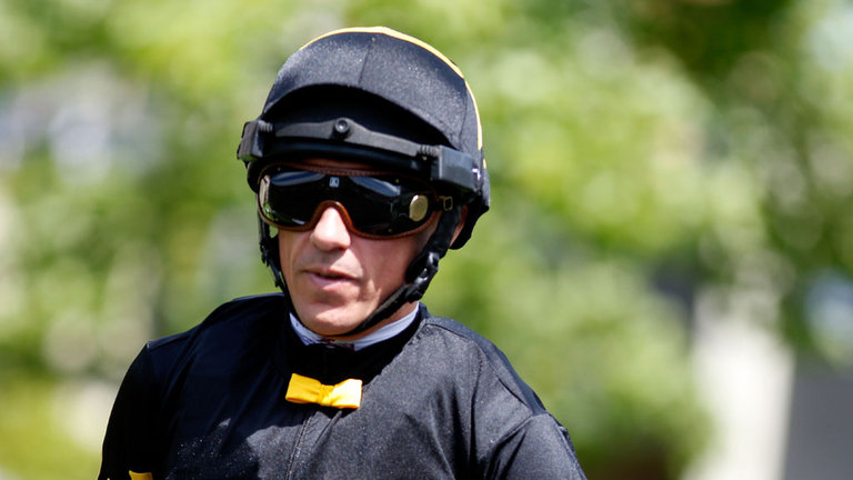 Frankie Dettori walked the course at Keeneland