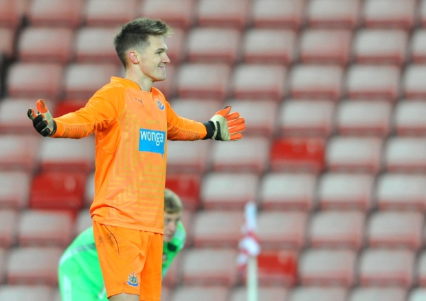 Newcastle United keeper Freddie Woodman