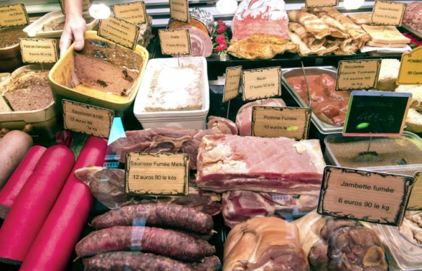 AFP  File  Philippe Huguen Butcher shops like this one in Godewaersvelde France need not fret overmuch the World Health Organization stressed