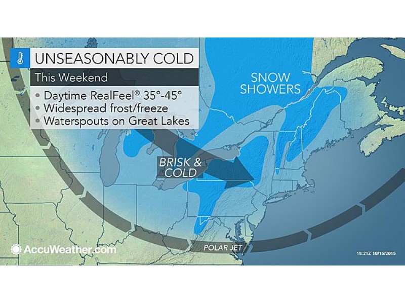 East Hampton and Portland's Freezing Weekend Forecast