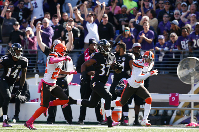 Browns take on Ravens in Baltimore