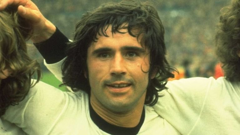 Gerd Muller scored 68 goals in 62 games for West Germany