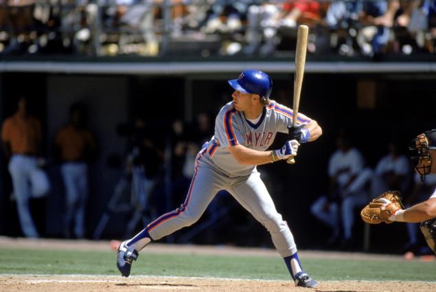 Lenny Dykstra with the New York Mets in 1989