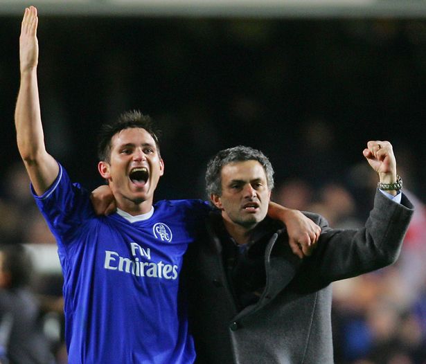 Chelsea's Frank Lampard and manager