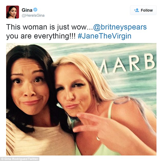 I'm just a better person because of it! Jane the Virgin star Gina Rodriguez got to dance with her favourite pop diva Britney Spears during the upcoming season of The CW series