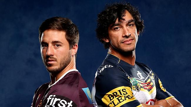 CIVIL WAR Brisbane Broncos Ben Hunt and North Queensland Cowboys Johnathan Thurston are