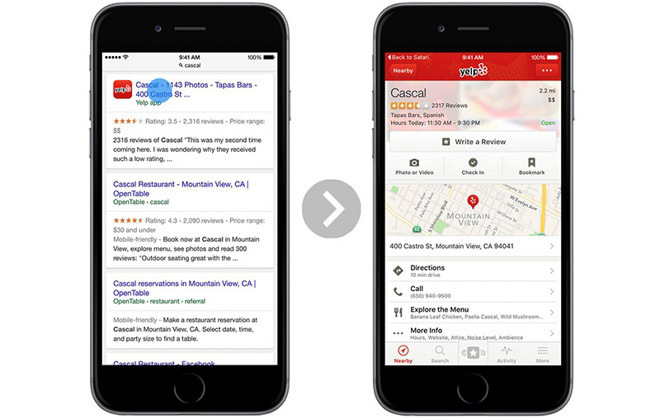 Google's app indexing links coming to Safari on iOS by end of month