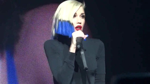 I don't know why I cried: Gwen Stefani debuted new track Used To Love you in wake of split from Gavin Rossdale as she performed in New York on Saturday night