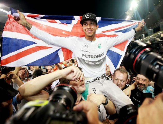 Lewis Hamilton is a triple Formula One world champion as he wins US Grand Prix