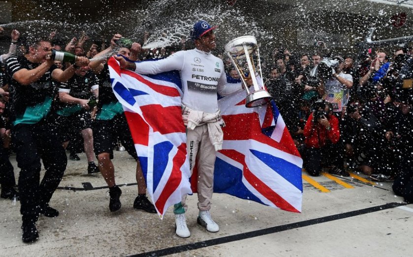 Hamilton won his third drivers’ world championship in the US last night