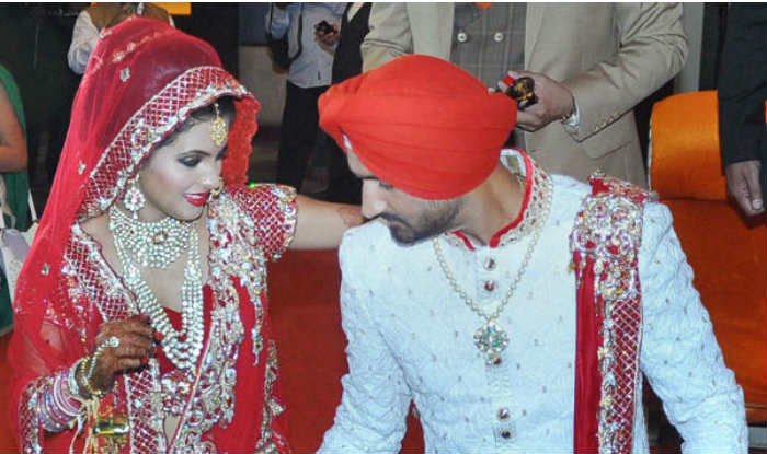 Harbhajan Singh, Geeta Basra's Band, Baja, Baraat | In Pics