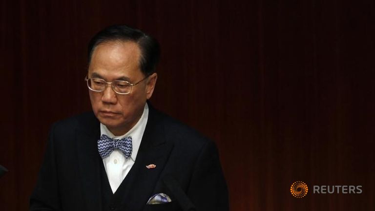 Ex-Hong Kong leader charged with corruption