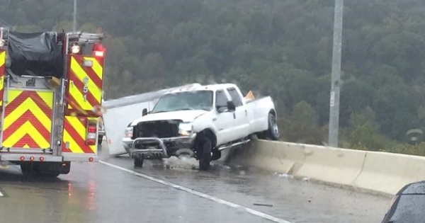 Metro 911 Dispatchers say there was an accident at the 54 MM of I-64 westbound on the Dunbar and South Charleston bridge