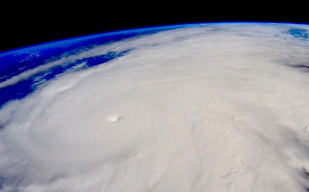 Hurricane Patricia from from the International Space Station taken