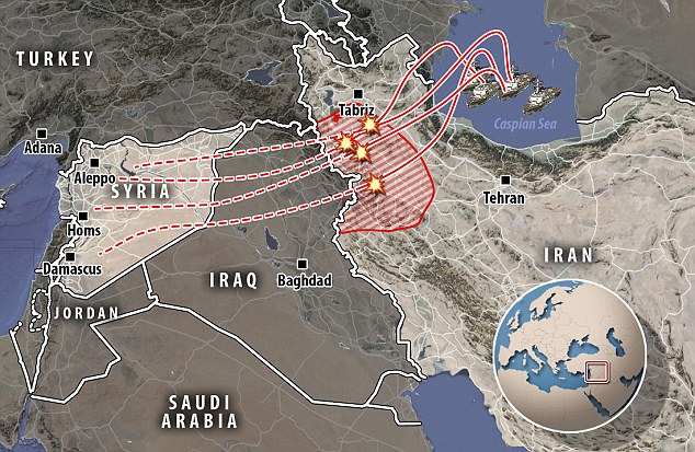 US Officials: Russian Missiles Fired at Syria, Land in Iran