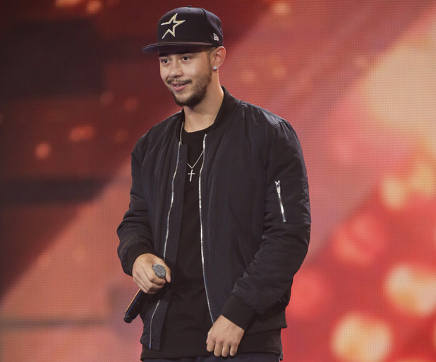 Mason Noise at The X Factor Six Chair Challenge