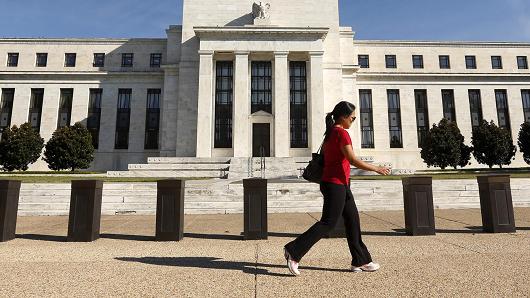 The Federal Reserve Bank building in Washington D.C