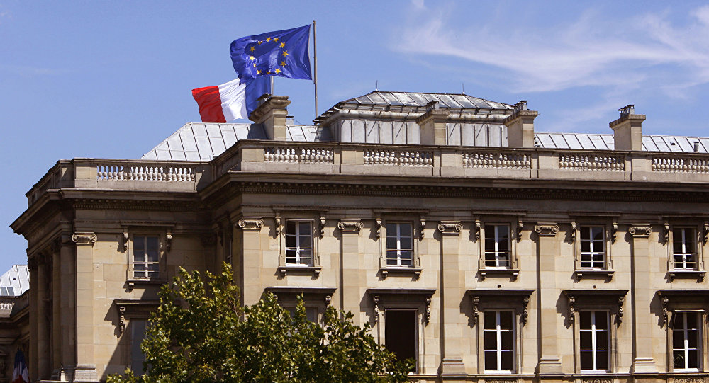 Foreign affairs minister building in Paris