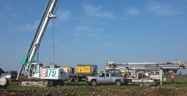 Black gold Oil drills belonging to Afek Oil and Gas an Israeli subsidiary of the U.S. company Genie Energy are seen on the Golan Heights. The firm has announced the discovery of vast amounts of oil in the area