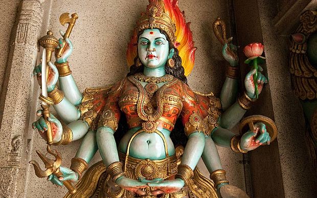 It was reported the man killed the child as an offering to the Indian Goddess Kali