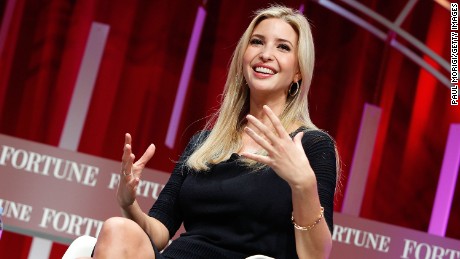 Founder and CEO of Ivanka Trump Collection and Executive Vice President of Development and Acquisitions of The Trump Organization Ivanka Trump speaks onstage during Fortune's Most Powerful Women Summit- Day 3 at the Mandarin Oriental Hotel on Octobe