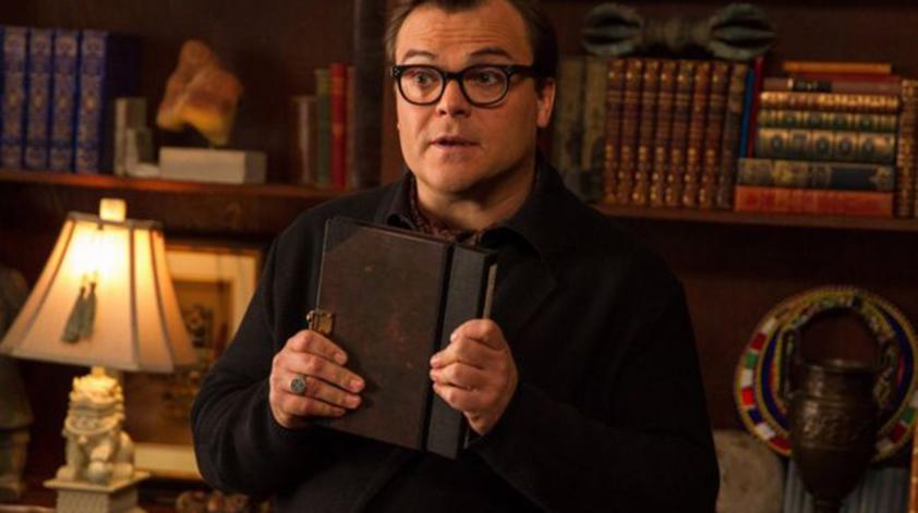 Jack Black stars as horror writer RL Stine who penned the Goosebumps books in the film