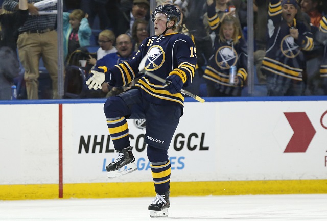 Jack Eichel didn't wait long to make his presence felt in Buffalo