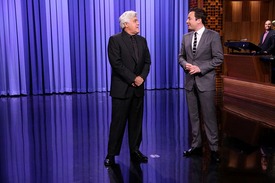 Jay Leno and Jimmy Fallon The Tonight Show