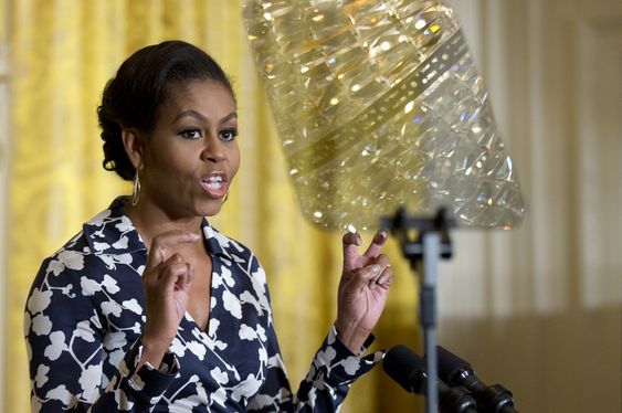 Obama speaks in the East Room of the White House in Washington Monday Oct. 19 2015 unveiling a new phase of her Reach Higher initiative encouraging students to continue education after high school a public awareness campaig