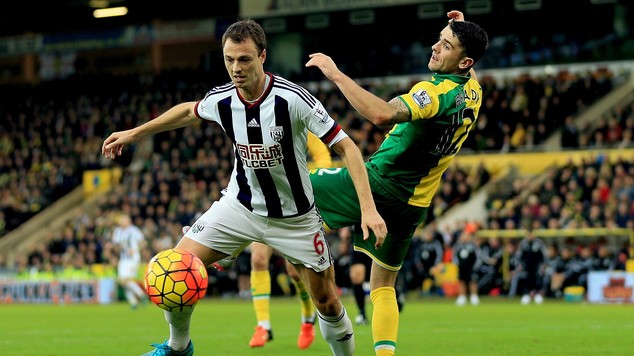 Jonny Evans left and his West Brom team-mates have kept six Premier League clean sheets this season