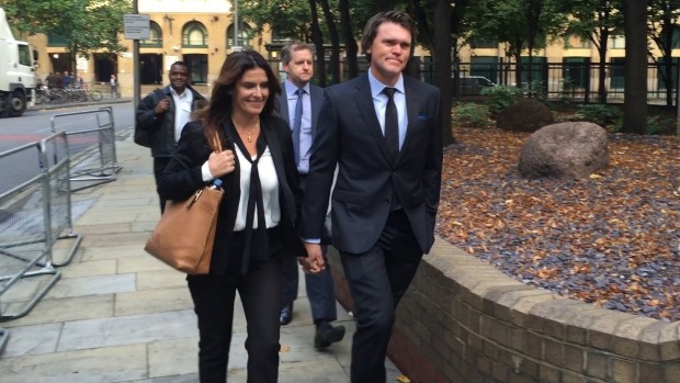 Lou Vincent arrives at court to front in the case against Chris Cairns