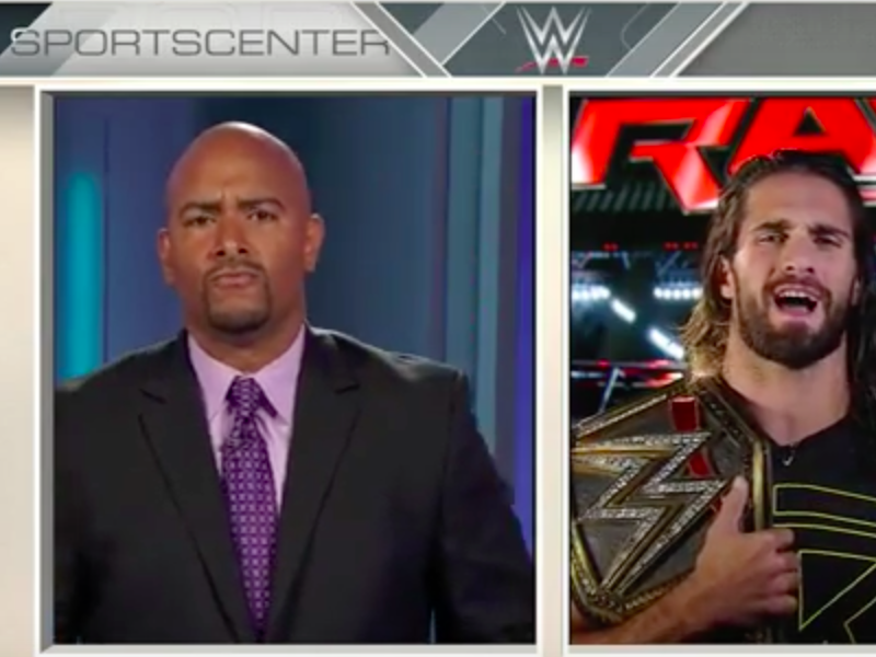 WWE Segment on SportsCenter