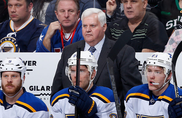 St. Louis Blues head coach Ken Hitchcock