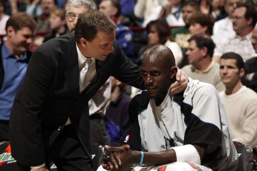 Flip Saunders Kevin Garnett