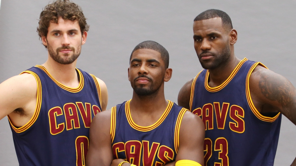 LeBron James Kyrie Irving Kevin Love