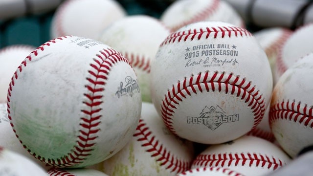 2015 World Series baseballs