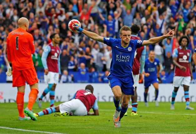 Leicester City striker Jamie Vardy