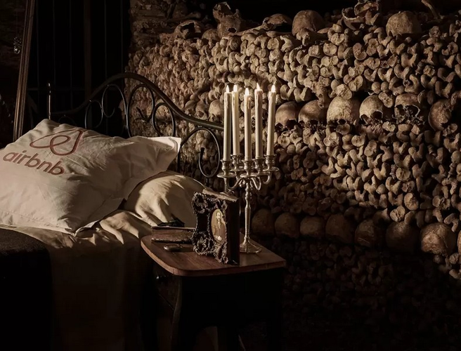 Airbnb offers dread and breakfast with Halloween stay in Paris Catacombs